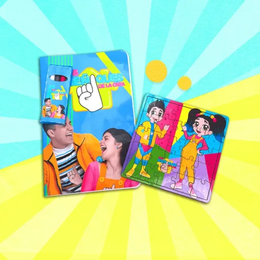 Libro de colorear y Rompecabezas de caricatura LMDLC
