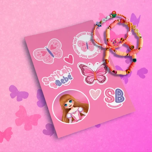 Pulseras rosas