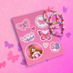 Pulseras rosas